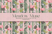 Meadow Muse Prins & Patterns, a Pattern Graphic by GND ART STUDIO (Thumbnail 1 of 8)