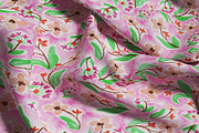 Magenta Watercolor Botanical Pattern, a Pattern Graphic by Gullenda (Thumbnail 3 of 6)