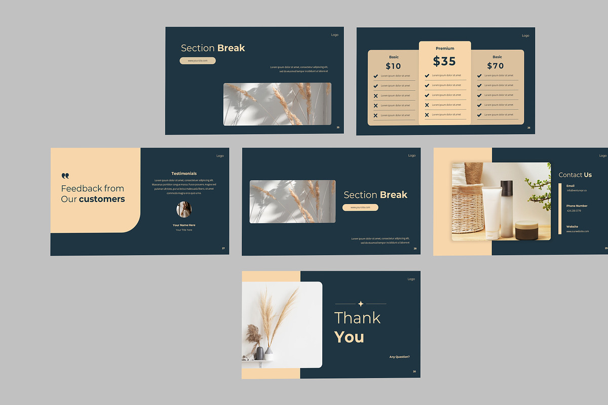 Aesthetic Power Point Template, a Presentation Template by Recreative (Photo 6 of 6)