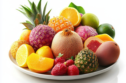 Group of Assortment of exotic fresh, a Food & Drink Photo by Pixeness