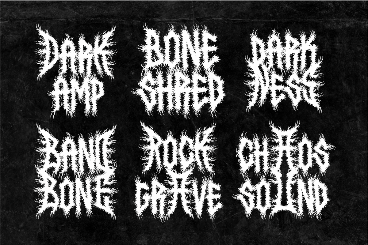 Black Grove Extreme Black Metal Font, a Blackletter Font by PutraCetol Studio (Photo 4 of 5)