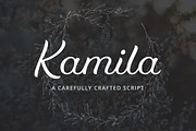 Kamila, a Script Font by SevenType (Thumbnail 1 of 10)