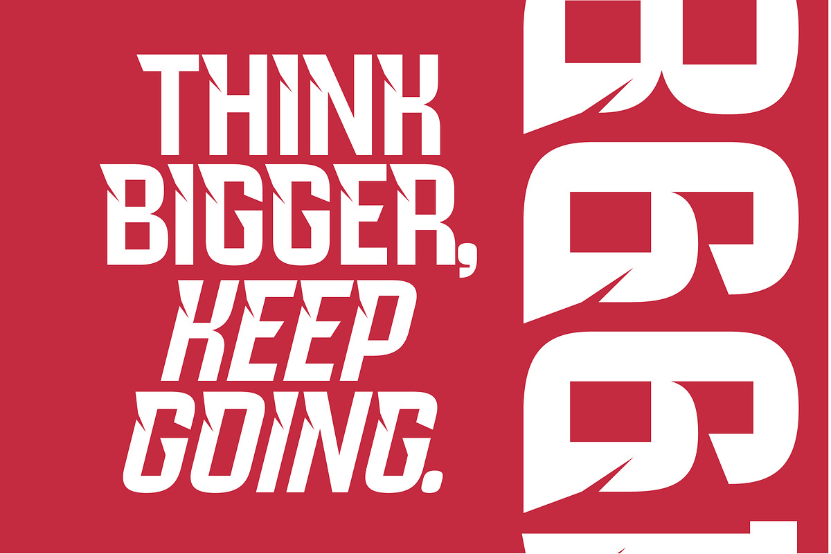 Chiteror Futuristic Display Font, a Sans Serif Font by timelesstype.co (Photo 12 of 20)
