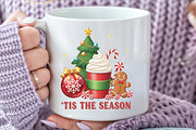 Tis the Season Christmas PNG, an Illustration by Black Bird Studio (Thumbnail 3 of 4)
