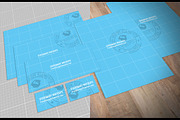 European A-Format Stationery Mockup, a Print Template by Fresh Design Elements (Thumbnail 11 of 11)