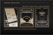 Art Deco Graphics Collection Vol 1, a Decorative Illustration by Wingsart Studio (Thumbnail 3 of 14)