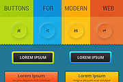 Buttons For Modern Web, a Templates & Theme by Vương Thành Chung (Thumbnail 1 of 2)