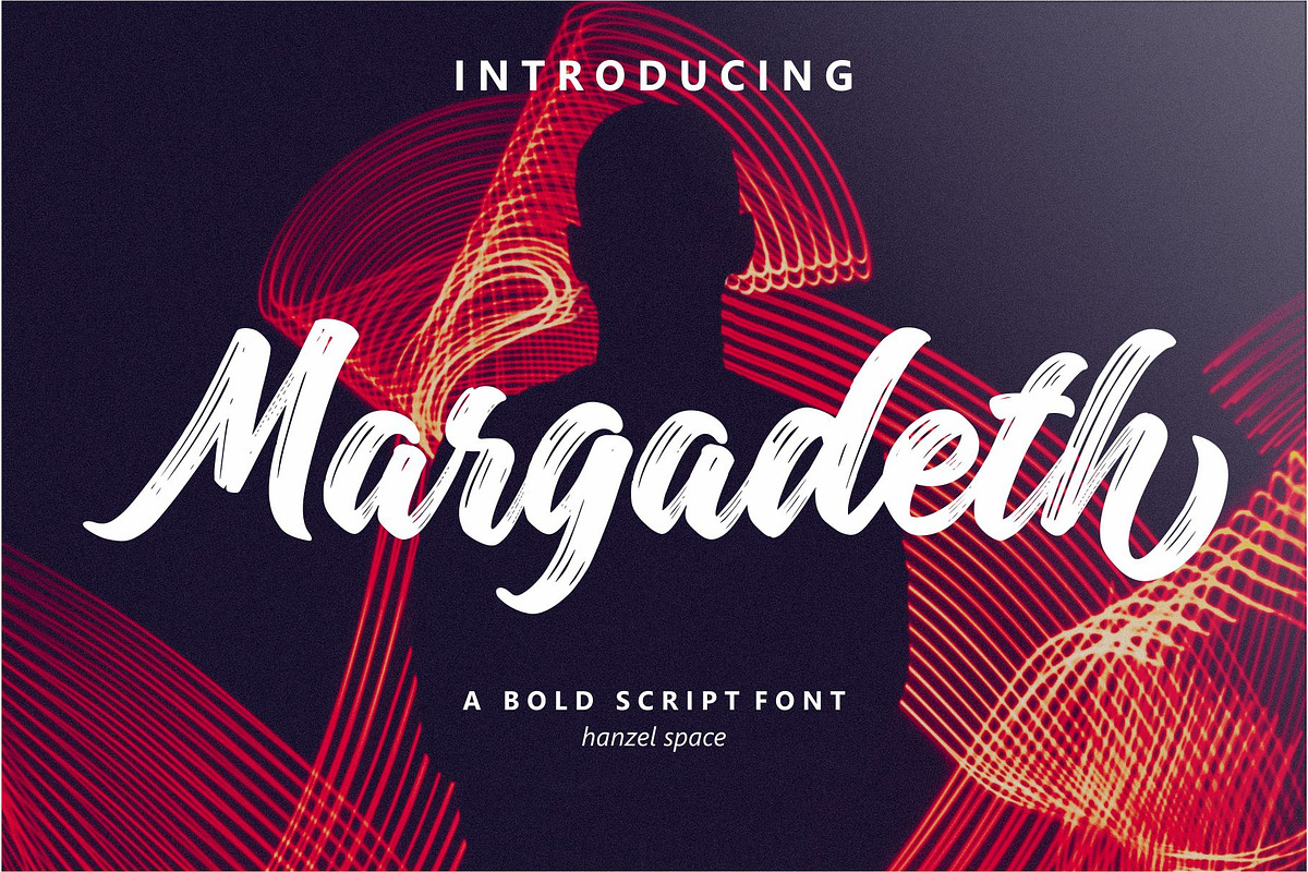 Margadeth Bold Script, a Script Font by HanzelSpace Studio (Photo 4 of 9)