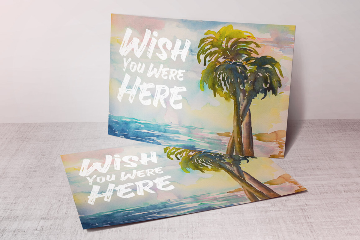 Hand Painted Watercolor Landscapes 1, a Texture Graphic by Design Panoply (Photo 4 of 9)
