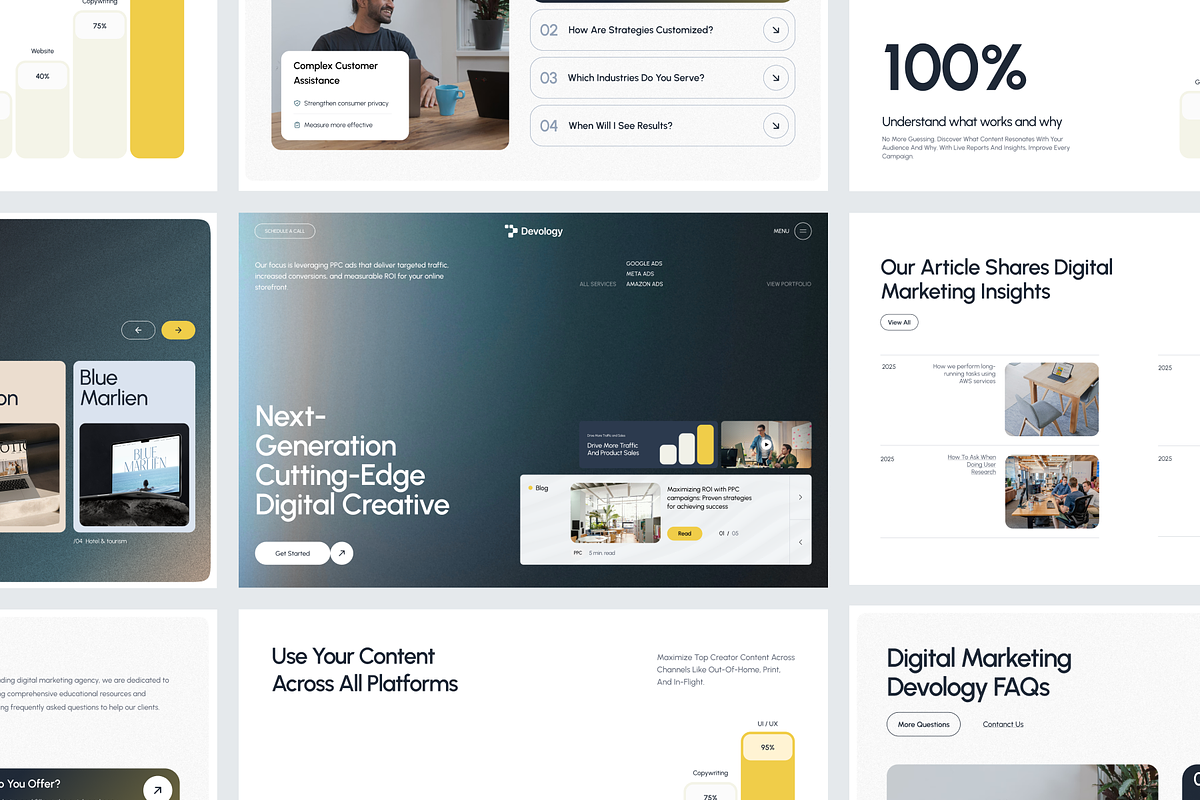 Devology - Digital marketing agency, a Templates & Theme by keffidesign (Photo 3 of 4)