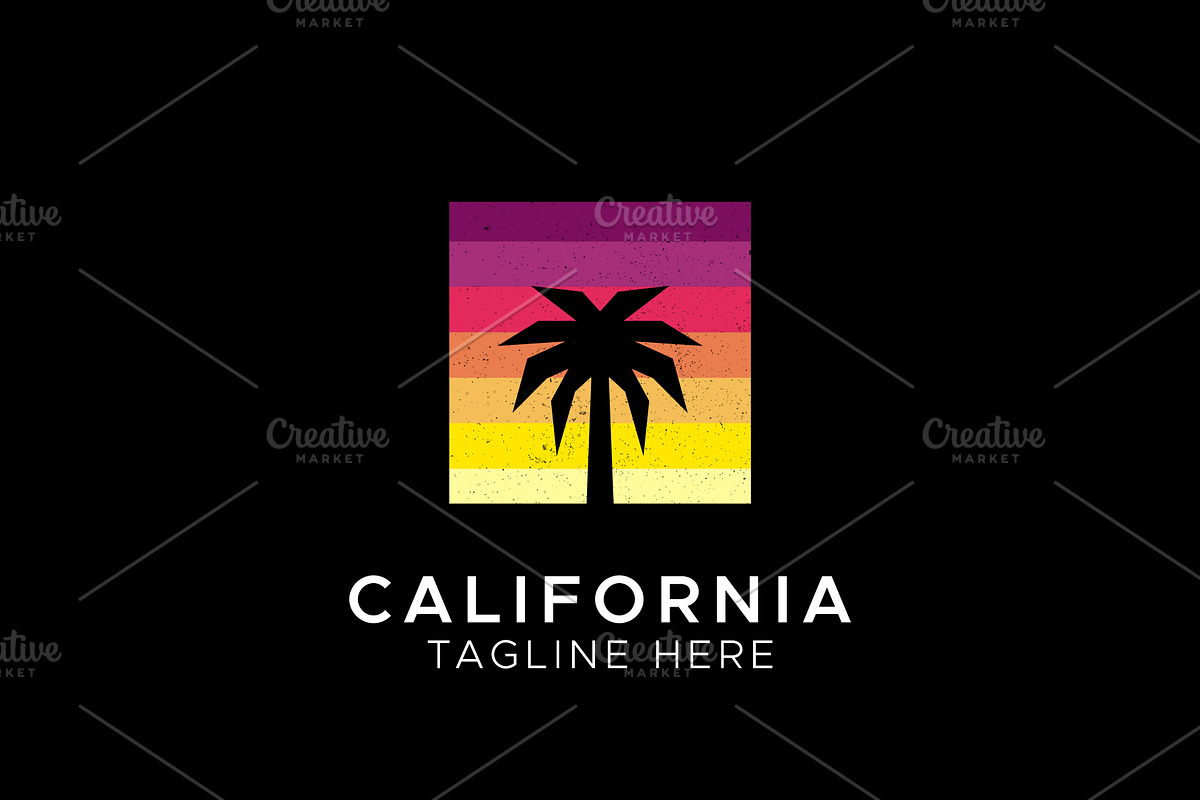 California Palm Beach Logo Design, a Branding & Logo Template by AlvinStd