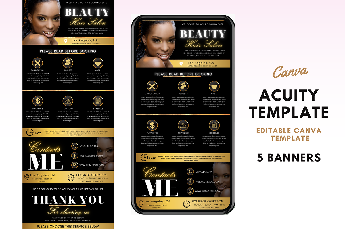 Acuity Scheduling Template, a Templates & Theme by TimCanvaTemplate (Photo 1 of 5)