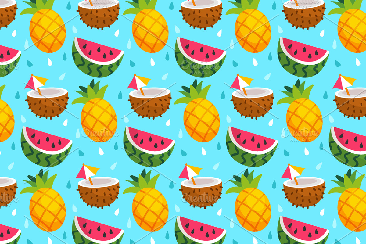 Fruit Pattern, a Pattern Graphic by MISS CHATZ (Photo 3 of 3)