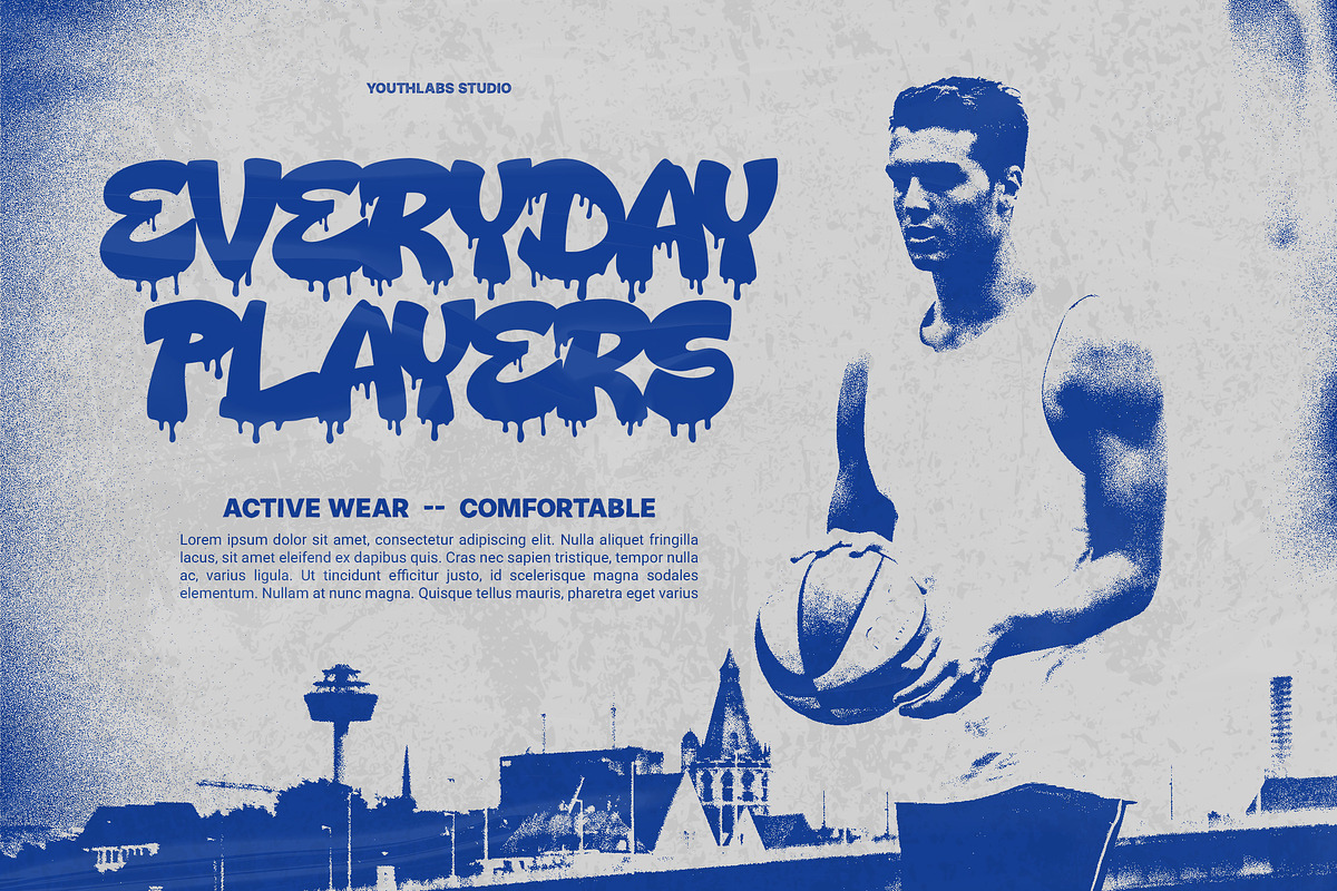 Aero Block - Bold Graffiti Font, a Handwritten Font by Youthlabs Studio (Photo 4 of 15)