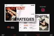 Content Strategy Presentation, a Presentation Template by Oriofix (Thumbnail 1 of 10)