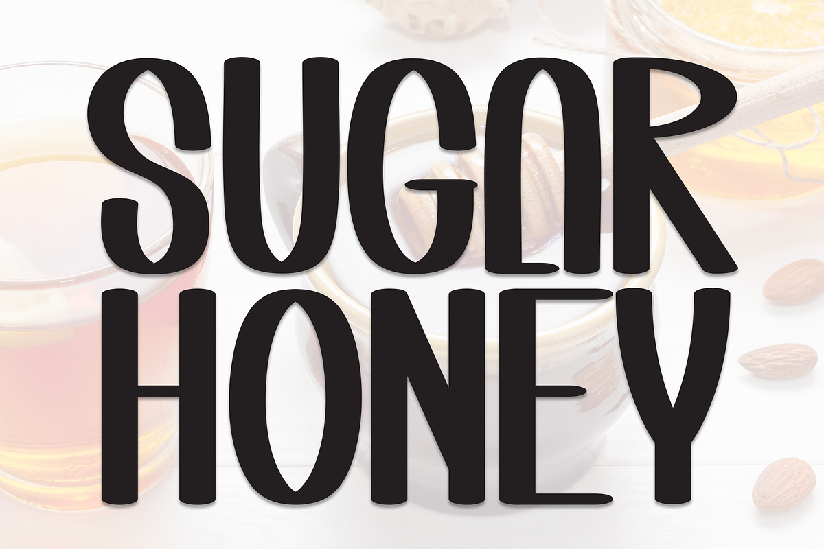 Sugar Honey | Script Font, a Script Font by Scratchones (Photo 1 of 8)