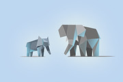 Set of vector polygonal animals, an Object Graphic by lemonoff (Thumbnail 4 of 7)
