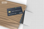 Credit Card Mockup, a Product Mockup by graphypix (Thumbnail 2 of 4)