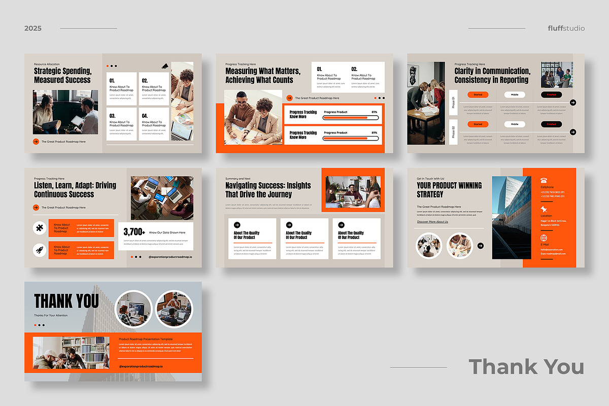Product Roadmap Keynote Template, a Presentation Template by fluffstudio (Photo 4 of 4)