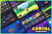 GUI - Casual Fantasy, an UI Kit Template by LAYERLAB (Thumbnail 2 of 20)