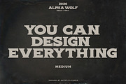 Alpha wolf - Serif font, a Serif Font by Artistic & Unique (Thumbnail 7 of 12)