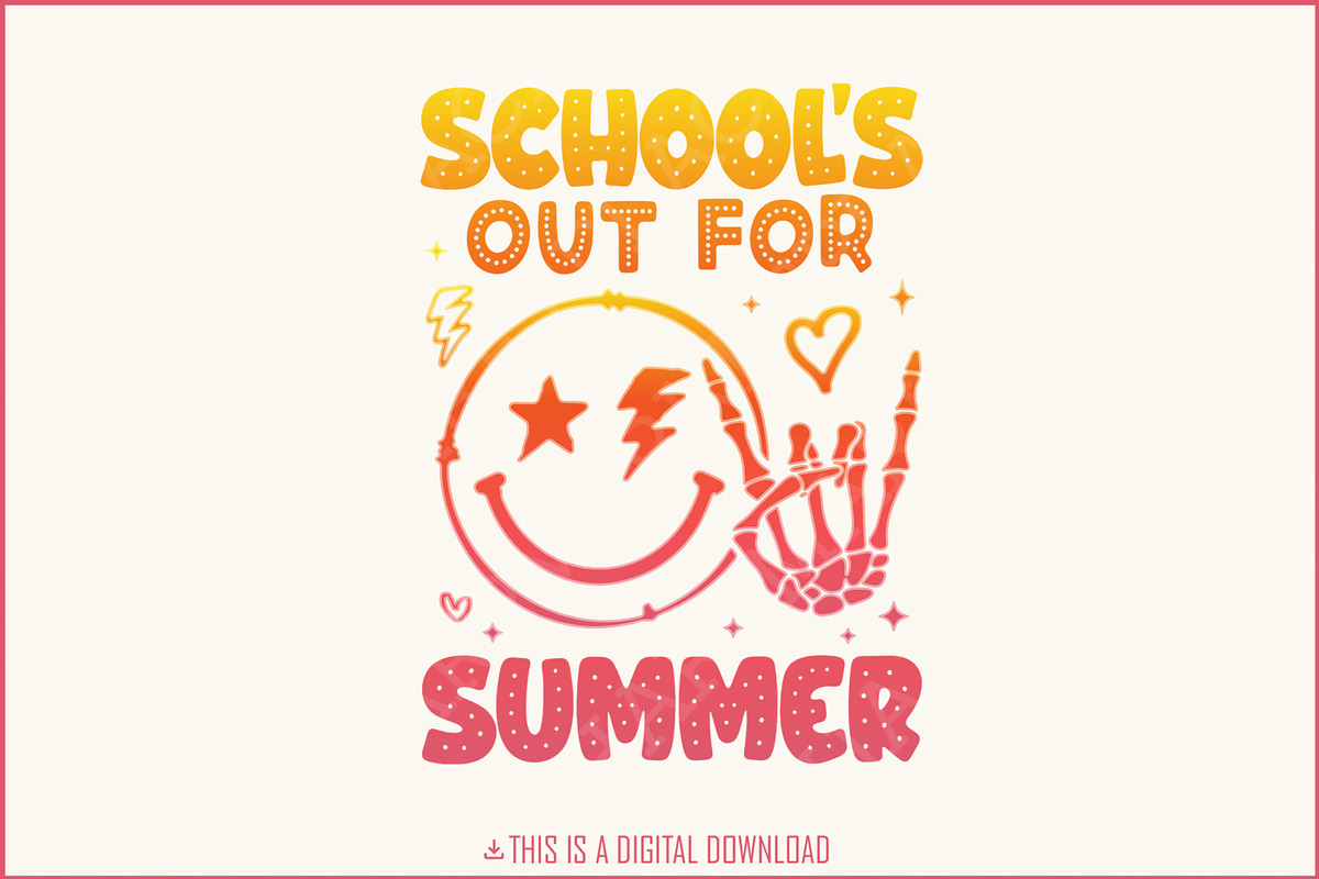 School's Out For Summer PNG, Teacher, an Illustration by SharpMarketplace (Photo 1 of 9)