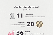 250+ Elements - Collage Creator Pack, an Object Graphic by Digi Life (Thumbnail 4 of 32)