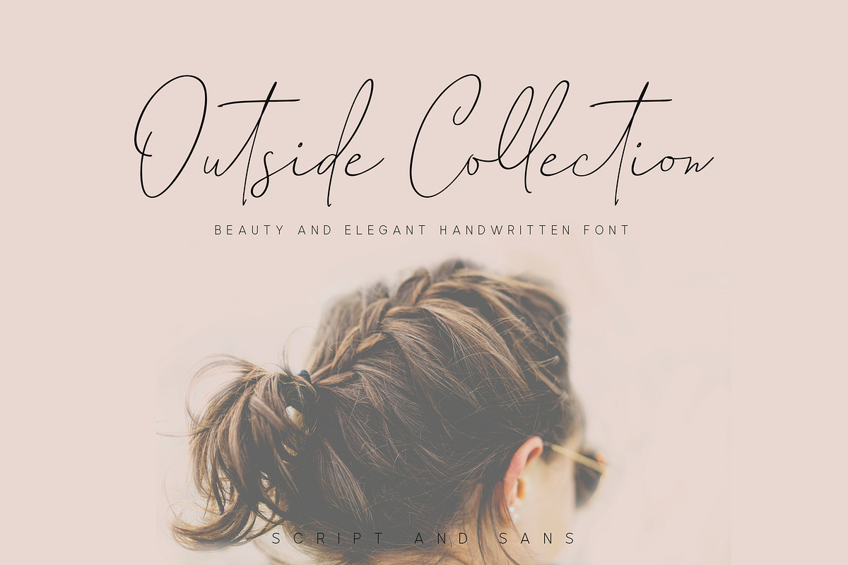 Outside Collection Signature Font preview 2