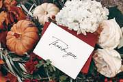 Autumn pumpkins mockups set, a Print Template by Tabita's shop (Thumbnail 6 of 7)