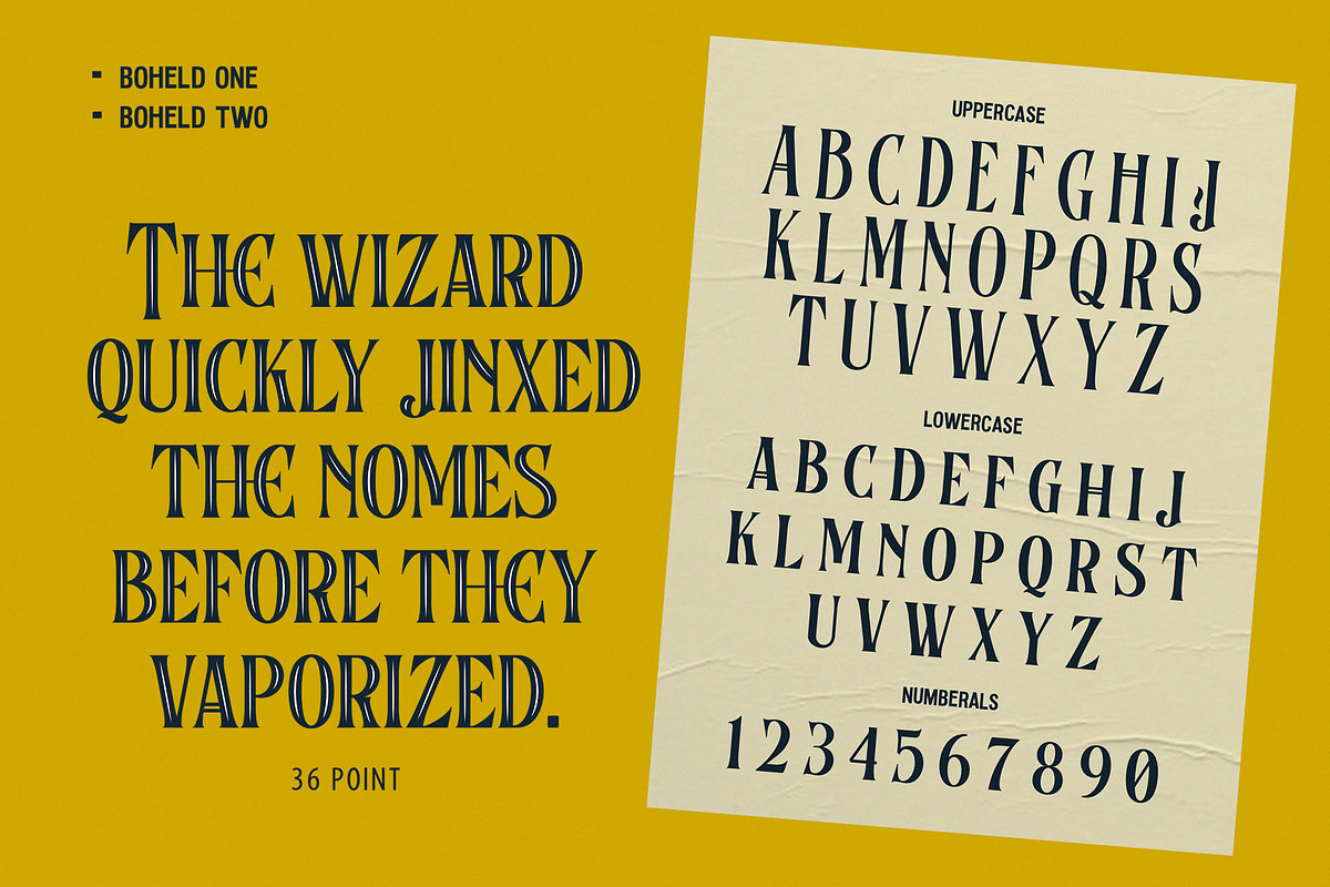 Boheld Font Collection preview 5
