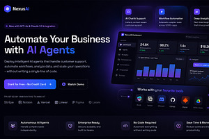 NexusAI - Saas AI HTML Template, a HTML Template by Helenshop