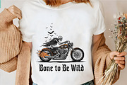 Bone to Be Wild Skeleton Biker SVG, an Illustration by CrexoraLab (Thumbnail 4 of 4)