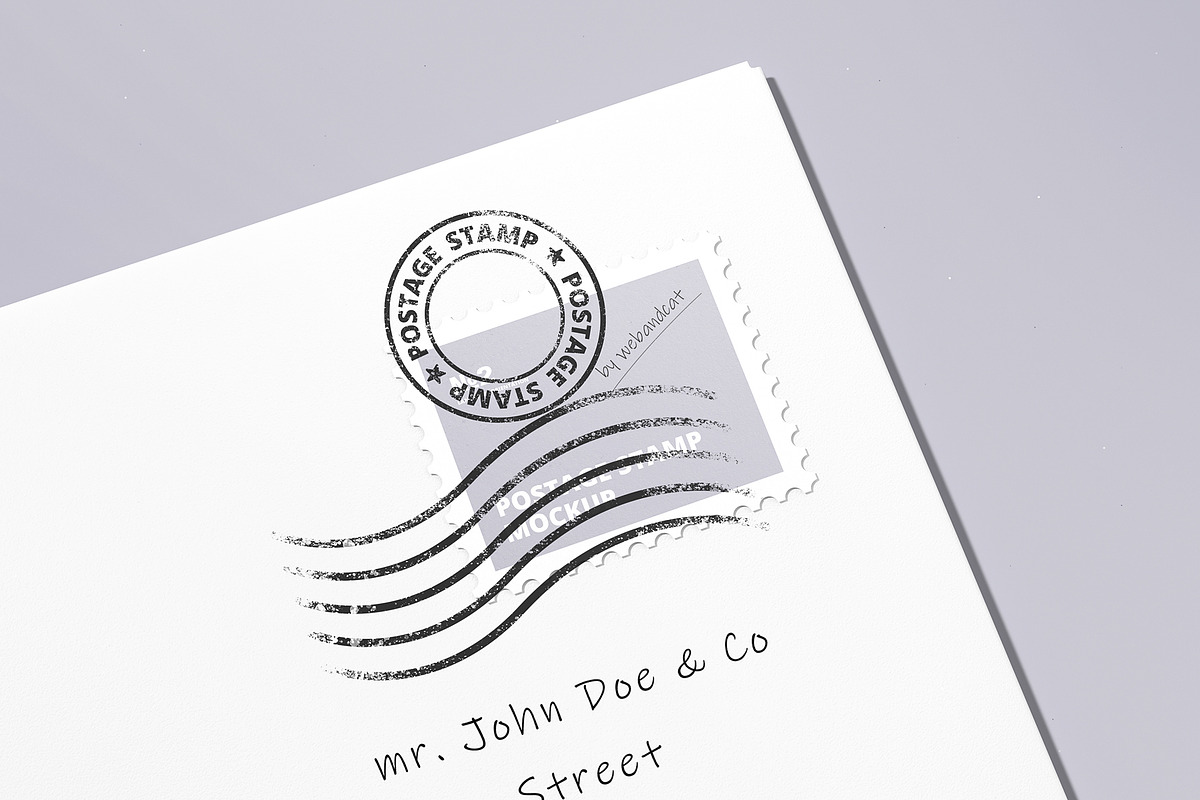 Postage Stamp Mockup 2, a Product Mockup by WebAndCat (Photo 15 of 20)