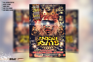 African Beats Party Template