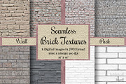 Seamless Brick Textures - Wall Pack, a Texture Graphic by Arthitecture Home (Thumbnail 1 of 11)