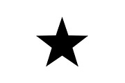 Minimal Black Star Icon Bundle, an Icon by musafir_fashion (Thumbnail 5 of 10)