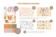 Jungle Animals Vector & Pattern Set, an Animal Illustration by Annakaroline (Thumbnail 7 of 10)