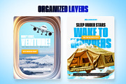 Travel Agency Social Media Kit, a Social Media Template by Carsindesign Templates (Thumbnail 2 of 3)