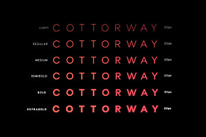 Cottorway Display Typeface