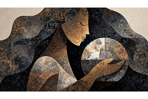The idea of the Earth Goddess, also, an Abstract Photo by ZinetroN