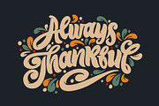 Thanksgiving Day stickers, a Poster Template by Anna's Lettering (Thumbnail 11 of 15)