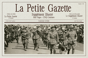 La Petite Gazette - Serif Typeface