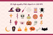 Basic Witch Halloween Clipart Set, an Object Graphic by Drafts n Doodles (Thumbnail 2 of 3)