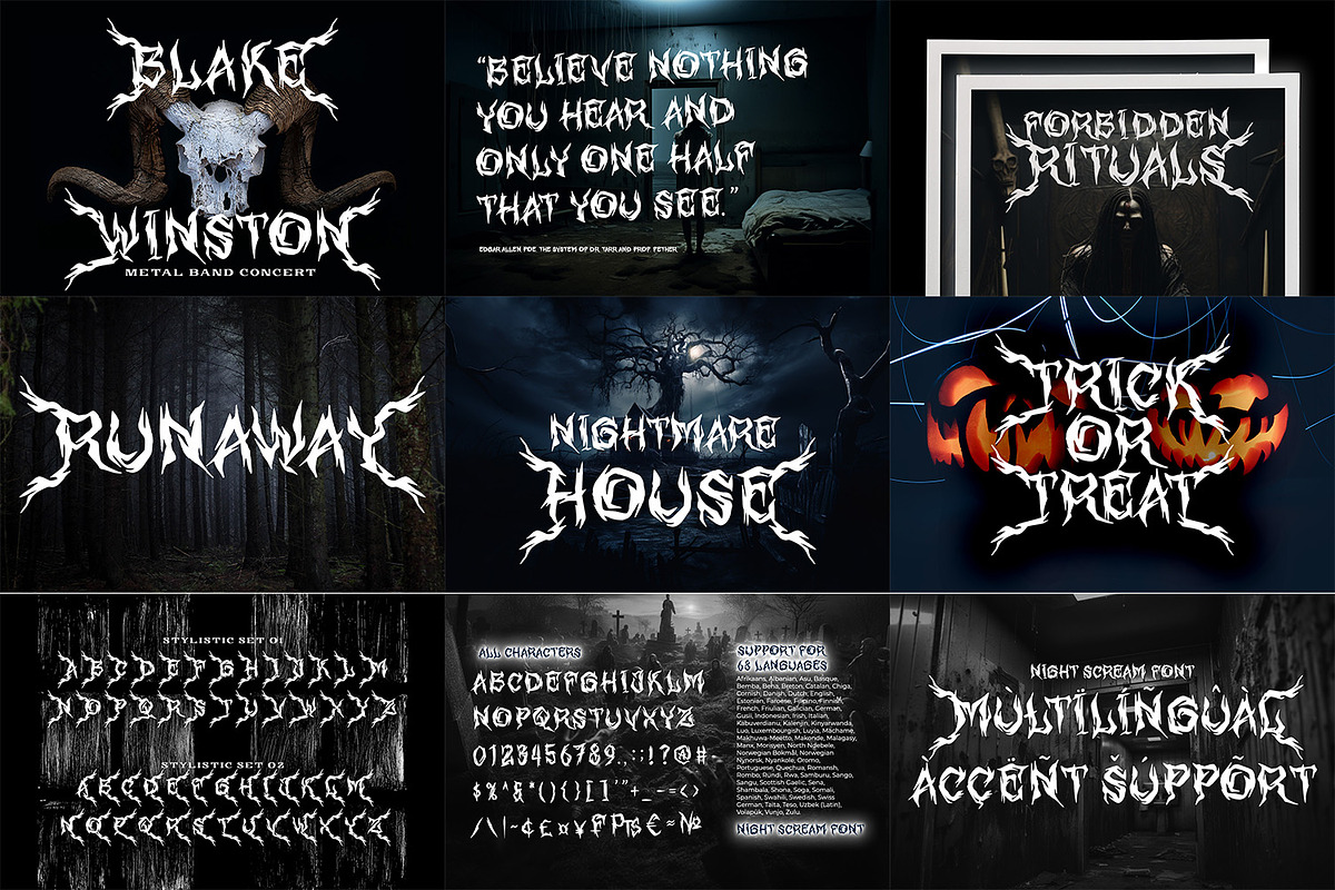 Special Horror Font Bundle, a Handwritten Font by Ditatype (Photo 9 of 13)