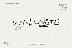 Wallnote Handwritten