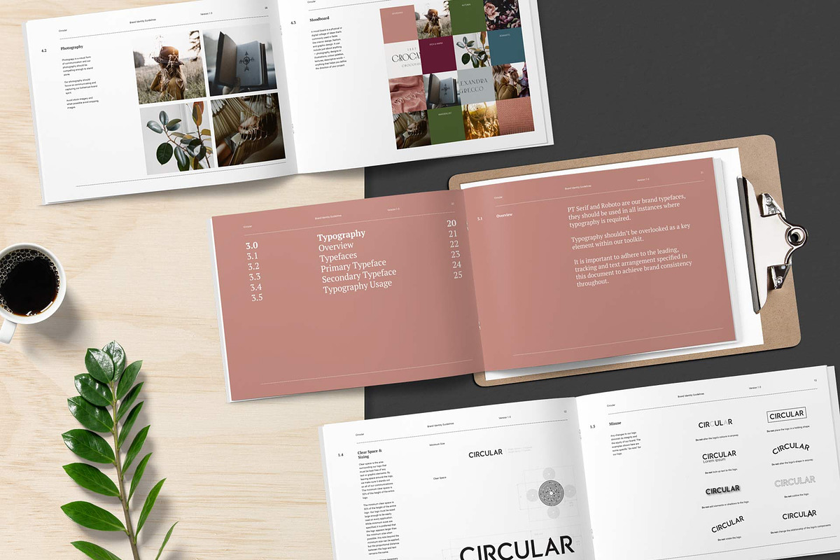 BOHEME / Brand Guidelines, a Brochure Template by Circular (Photo 2 of 7)