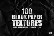 100 Black Paper Textures, a Texture Graphic by Remon Michel (Thumbnail 1 of 12)