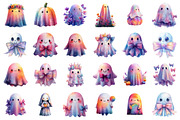 Iridescent Halloween Ghost PNG, an Illustration by SinaCreation (Thumbnail 2 of 7)