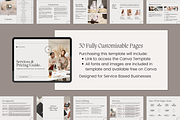 Aesthetic Services and Pricing Guide, a Marketing Template by Rise and Roar Design (Thumbnail 2 of 6)
