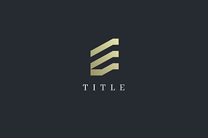 E Building Realty Logo, a Branding & Logo Template by baqoos